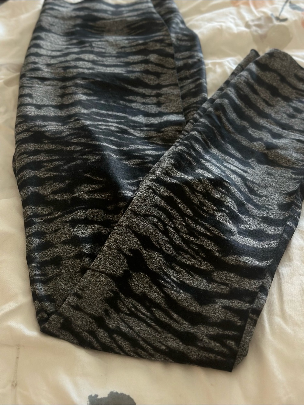 Poof! Black and Gray Leggings